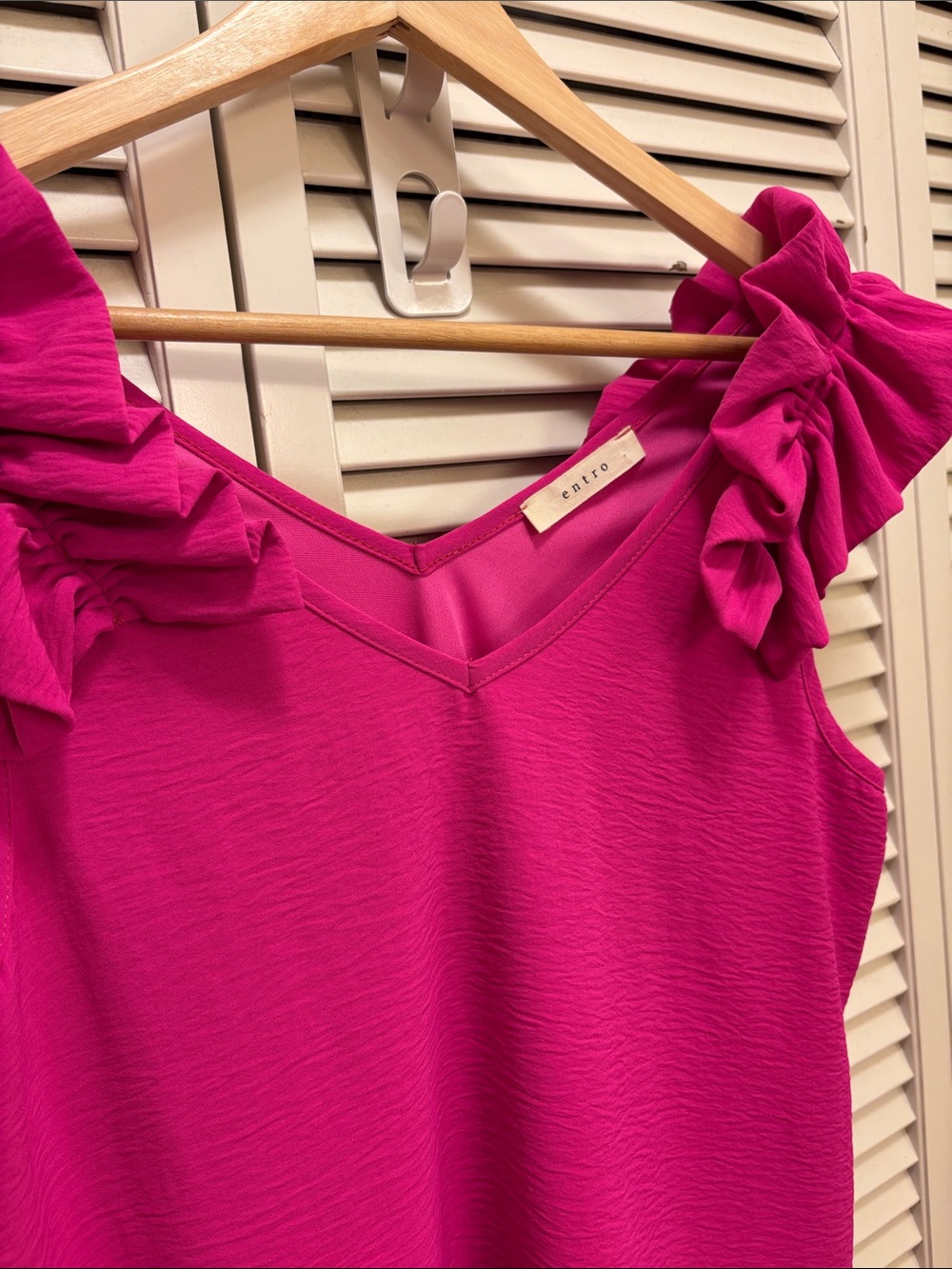 Entro Ruffle Sleeve Mini Dress - Picture 2 of 5